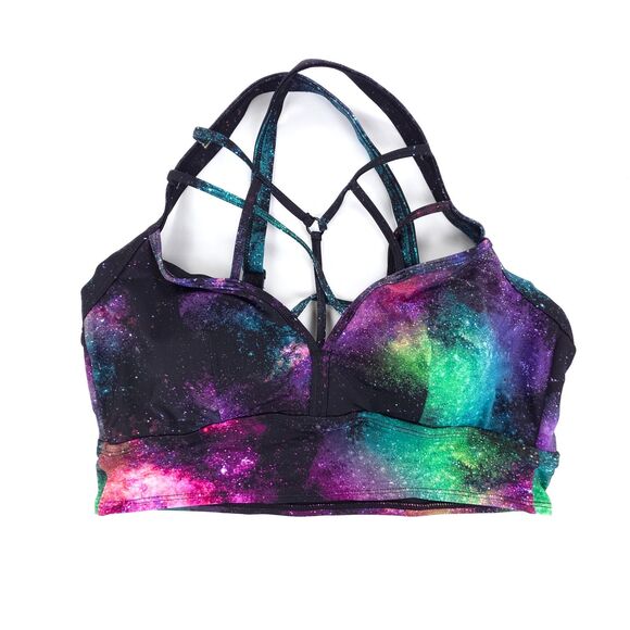 NEW Torrid Wireless Cage Front Bikini Top Harness Galaxy Celestial Spacecore 0X - Picture 1 of 6
